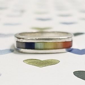 🌈 sterling silver ring!